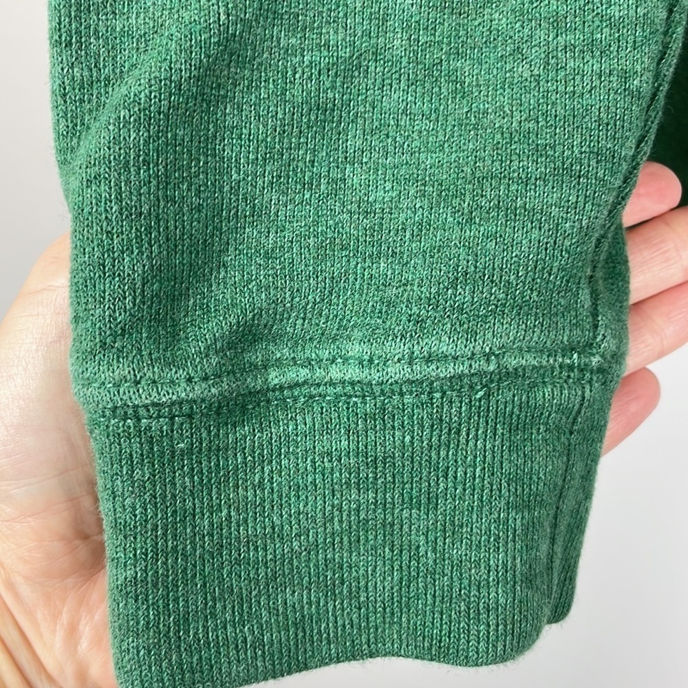 Polo Ralph Lauren Pullover Sweater SZ L Men 3/4 Zip Green - Picture 6 of 13